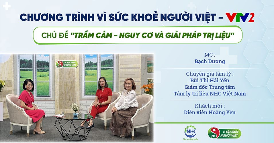 VTV2 giới thiệu giải pháp trị liệu trầm cảm không dùng thuốc của Trung tâm NHC Việt Nam